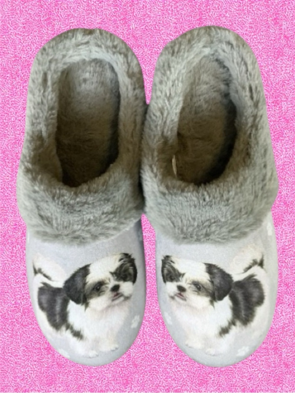 Snuggs NWOT Cozy Grandmacore Eclectic Grandpa Loungewear Novelty Slippers L/XL